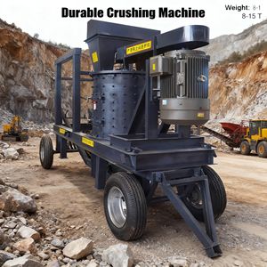 Trituradoras de Eje Vertical y Cono Compuesto de Alta Calidad ShengJia con Rendimiento de 3-10 t/h para Aplicaciones de Minería y Reciclaje de Plástico - Product Image 3