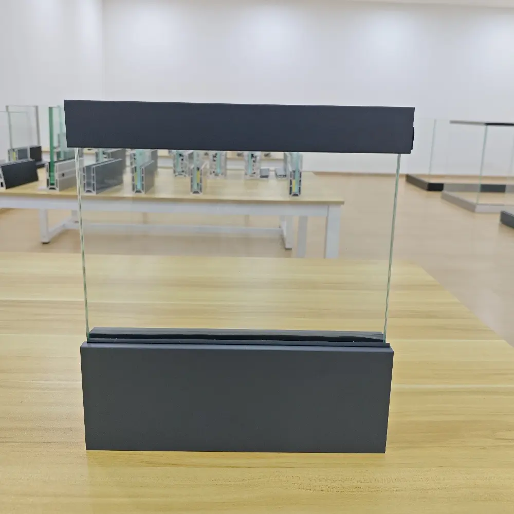 Modern Glass Balcony Design Aluminum Glass Railings Frameless Glass Balustrade U Channel