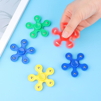 Juguete Antiestrés de 5 Bolas con Forma de Flor de Ciruelo, Trompo Giratorio para Dedos, Alivio de la Ansiedad y el Estrés