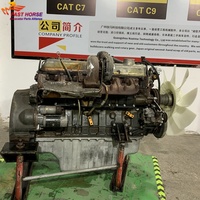 Moteur diesel hydraulique Mitsubishi 6D16 d'occasion, 7,5 L, 6 cylindres, pièce pour excavatrice Kato HD1023 HD1430R HD1638R, garantie 1 an