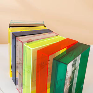 High Quality Home Decoration Simple Magnetic Table <b>Poster</b> Photo <b>Frame</b> Transparent Desktop Storage Box - Product Image 3