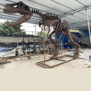 Cuộc sống lớn kích thước T-REX dinosaurio Nhà cung cấp 3D Bảo tàng sợi thủy tinh khủng long <span class=keywords><strong>Skeleton</strong></span> để bán - Product Image 1