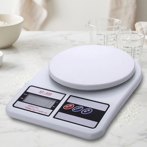เครื่องชั่งอิเล็กทรอนิกส์ในครัวจอแสดงผล LCD <span class=keywords><strong>ดิจิตอล</strong></span> 10 กก./1 ก. SF400 เครื่องมือวัดน้ำหนักพลาสติก - Product Image 5
