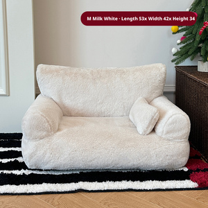 Katzen- & Hundebett Höhle Umweltfreundliche Baumwollfüllung Komplettset Abnehmbare Waschbare Plüschmatratze Hundebett für Alle Jahreszeiten - Product Image 5