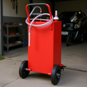 Tanque portátil de almacenamiento de combustible de 30 galones con bomba eléctrica de 180W para transferencia de diésel en coches, barcos y motocicletas. - Product Image 2