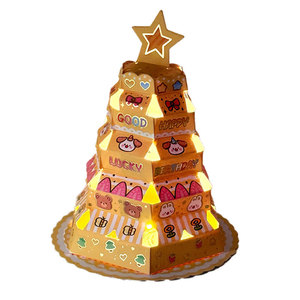 Tarjeta de Felicitación Pop-Up 3D Plegable al por Mayor para Cumpleaños, Diseño de Cuento de Hadas Divertido, Estirable, con Estampado Dorado, Papel de Bendición Sorpresa - Product Image 5