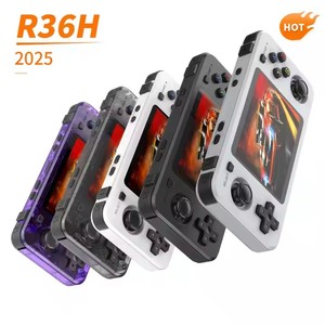 Consola de videojuegos portátil NKIWI 2025 <span class=keywords><strong>Retro</strong></span> R36H 128GB sistema Linux pantalla IPS de 3,5 pulgadas Wi-Fi portátil 64GB para juegos - Product Image 1