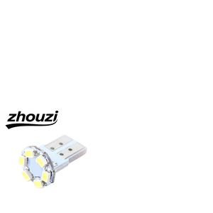 หลอดไฟ LED T10 6SMD 6000K หลอดไฟ LED สีขาวสำหรับติดภายในรถยนต์โคมไฟประตูป้ายทะเบียน - Product Image 2