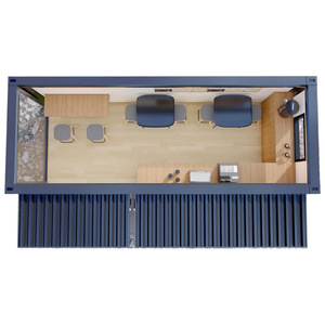 Casa Mobile Prefabbricata Modulare Container 40Ft di Lusso con 2 Camere da Letto Casa Prefabbricata per Abitazione - Product Image 3