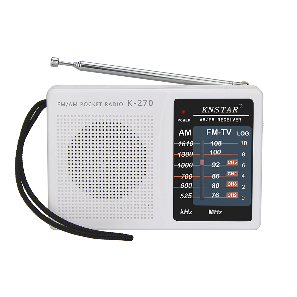 Knstar K-270 DC разъем для наушников Карманный AM FM портативное радио
