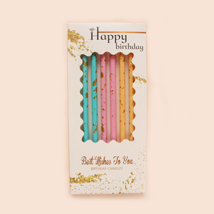 廉价石蜡无焰螺旋生日蜡烛，适合儿童派对装饰蛋糕 - Product Image 2