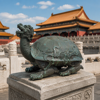 Grande statue de tortue en bronze pour la décoration de la cour