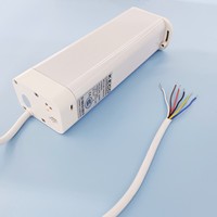 Moteur de rail de rideau électrique KECO KA80AC par télécommande et commande par interrupteur intelligent pour l'automatisation des rideaux d'hôtel intelligent
