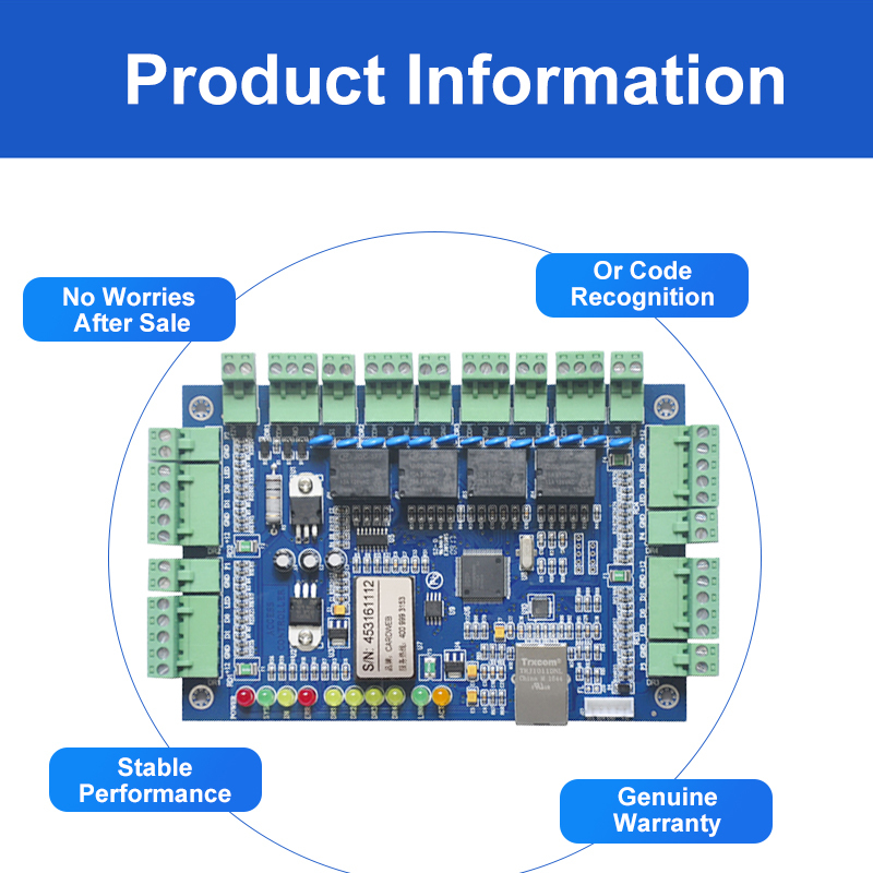 CR-5400 Free SDK 4 Door Entry Security System WG26/34 TCP/IP Network Remote Control Board Panel Biometric Access Controller · image 3