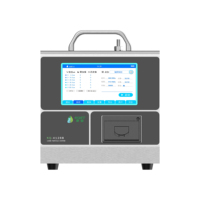Compteur de particules laser portable / Testeur de poussière en suspension 10μm 100L/min 6 canaux Certification ISO 14644 GMP pour salle blanche