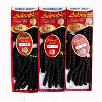 Extensions de cheveux en vrac de qualité supérieure, 6 pièces, ondulations lâches, pour tressage, sans nœuds, tissage de cheveux afro ondulés