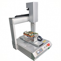 Machine de distribution entièrement automatique rotative 2D, compatible avec la colle froide et la colle thermofusible, haute précision 0,1 mm, rotation sur l'axe Y à 360°