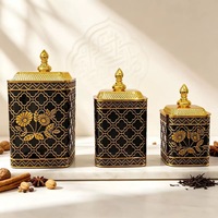 Boîte à bonbons multifonctionnelle en plastique PET de luxe, écologique, avec couvercle, pour bonbons d'automne, boîte à biscuits gaufrée, boîte à bijoux