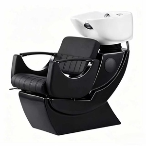 Fauteuil-lit moderne en cuir pour salon de coiffure – Mobilier de salon durable - Product Image 4