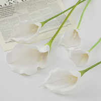 Bunga Calla Lily PU Realistis Grosir untuk Dekorasi Pernikahan, Buket Pengantin, Dekorasi Rumah dan Hotel