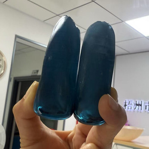 Piedra Preciosa Sintética sin Cortar 120 #   Espinela azul en bruto para la fabricación de piedras preciosas sueltas - Product Image 3