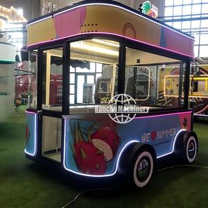 Carrito de Comida Móvil Eléctrico, Remolque de Comida para Helados y Hot Dogs, Carrito de Comida Rápida de Acero Inoxidable con Servicio Completo para Exteriores - Product Image 3