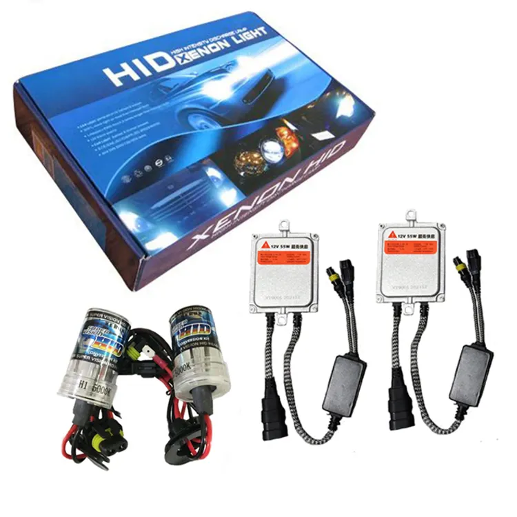 Standard AC 12V D2H 9005 9006 H1 H3 H4 H7 H11 55W ballast caché kit phare xénon