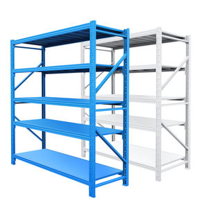 أرفف تخزين معدنية متينة لحلول التخزين ذات 4 طبقات فعالة مصنوعة من الحديد والصلب - Product Image 2
