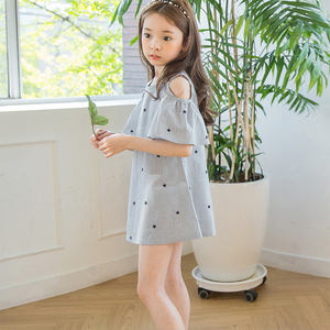 Nuevos Productos, Se Busca Distribuidor, Vestidos de Niña con Hombros Descubiertos, Estilo Ángel, Muestras de Diseños para Niñas, Venta al Por Mayor - Product Image 2