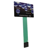 Clavier à membrane médical personnalisé avec surface facile à nettoyer, icônes personnalisées, fenêtre d'affichage transparente et circuit flexible