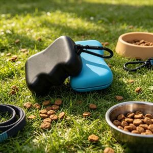 Bolsa de Silicona para Almacenamiento de Comida para Perros, Impermeable, Duradera, Portátil, con Cierre, Personalizada para Mascotas - Product Image 1