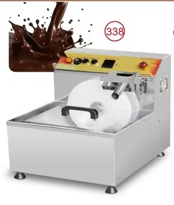 2026 220V Electric Chocolate Melter Commercial Chocolate Tempering Machine Nuts Raw <b>Thermostat</b> <b>Control</b> Chocolate Melting Pot - Product Image 2