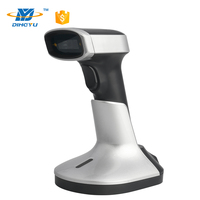 Lecteur de codes-barres QR 1D CMOS portable haute précision avec station de charge pour la logistique, idéal pour la vente en gros en supermarché