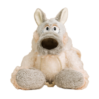 Peluche Personalizado de Lobo Malvado Grande y Peludo, Súper Suave, Alivia el Estrés, Regalo para Niños, OEM ODM