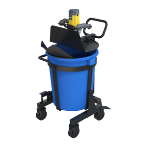 Centrale de malaxage de ciment électrique compacte, haute puissance, haut de gamme, pour peinture industrielle, terrazzo, béton et mortier, 50L 100L - Product Image 1