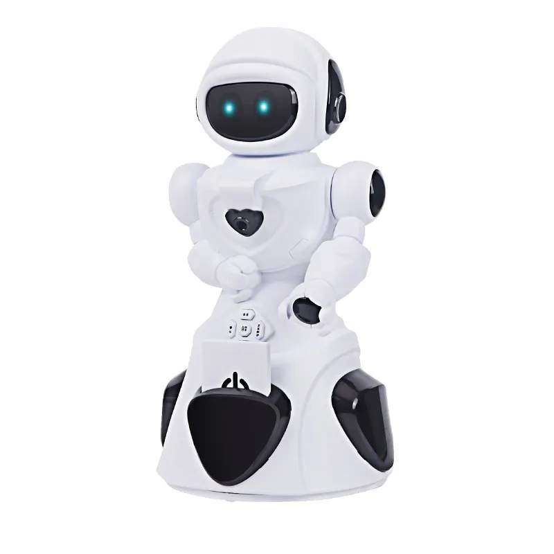 Mainan Mesin Cerita Robot Teknologi Cerdas Elektrik Roda Universal Pendidikan Dini Bayi Kualitas Tinggi dengan Cahaya dan Musik