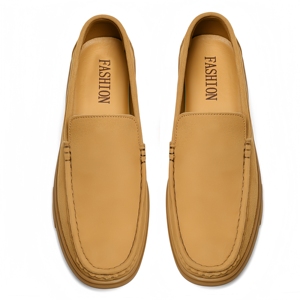 Chaussures plates décontractées pour hommes, en daim véritable, style Penny, en cuir <span class=keywords><strong>de</strong></span> <span class=keywords><strong>cerf</strong></span>, avec semelle intérieure en PU, idéales pour la marche - Product Image 2