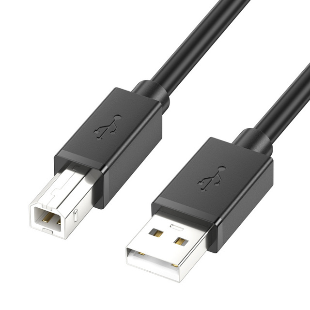 USB2.0 Printer Data Cable PVC Type a Male to B Male Printer USB Cable Data Cord for Brother HP Canon Lexmark Epson Printer