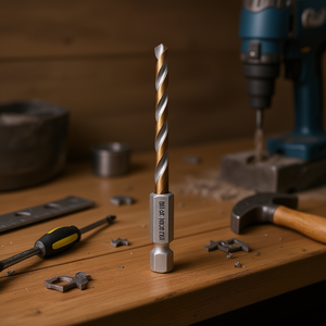 Embout de visseuse à percussion noir et or 1/4 pouce pour percer le métal, le bois et le plastique - Product Image 3