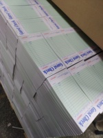 Llikexin personnalisé coloré 1ply livre de chèques d'invité pour serveur d'hôtel et de restaurant avec 15 lignes papier de livre de facture