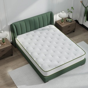 Colchón personalizado de 14 pulgadas de felpa de <span class=keywords><strong>gel</strong></span> medio-suave de espuma viscoelástica de tamaño King para uso en el hogar, escuela, Hospital, Hotel - Product Image 2