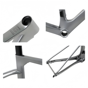 Vélo de route en fibre de carbone à pneus larges 700C avec freins à disque hydrauliques à engrenages WheelTop TX-24S sans fil, pare-vent pour la course à vélo adulte - Product Image 6