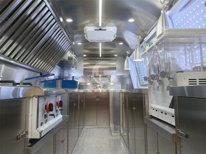 2025 haut de gamme cuisine complète rue camion de nourriture restauration rapide <span class=keywords><strong>Van</strong></span> Hot Dog café nourriture remorque - Product Image 5