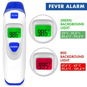 Leitura rápida Modo Dual Fahrenheit <span class=keywords><strong>Celsius</strong></span> Termômetro Digital Infravermelho Sem Contato Termômetro Médico Home Testa e Orelha Termômetro - Product Image 2