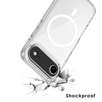 Anti-jaunissement vente en gros clair Anti-chute magnétique Transparent TPU PC housse de protection pour téléphone pour iPhone Air 17 Pro 17 16 15