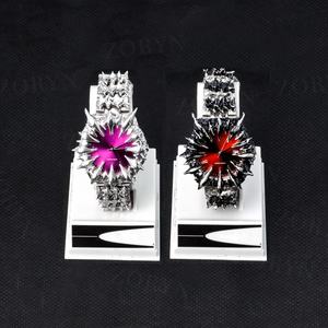 Reloj de Acero Inoxidable Personalizado para Hombre, Estética Oscura, Estilo Atrevido, Moda Subterránea, Moda Metálica, Reloj de Alta Gama - Product Image 1