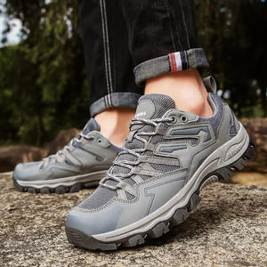 Nuevo Estilo de Zapatos de Senderismo Unisex, Zapatillas Deportivas para Exteriores, Botas de Trekking de Moda para Parejas, Parte Superior de Cuero Patentado, Resistentes a los Impactos - Product Image 2