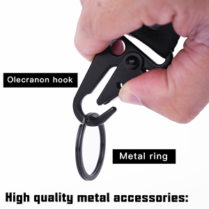 Dragonne porte-clés en nylon personnalisable avec logo sur mesure - Product Image 5