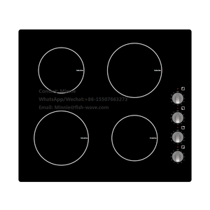 Cb CE thiết bị nhà bếp gốm HOB 6000W bốn Burner điện được xây dựng trong nấu ăn bếp/Thương mại cảm ứng nồi/Protable - Product Image 4