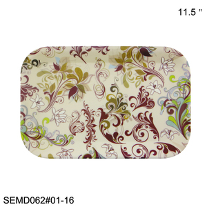 Sebest-Plateau <span class=keywords><strong>de</strong></span> service carré en mélamine antidérapant pour <span class=keywords><strong>restaurant</strong></span>, plateau <span class=keywords><strong>de</strong></span> service en mélamine pour thé, gâteau, cuisine, bar, sans BPA, usine bon marché - Product Image 3